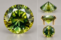 Natural Australian Green Sapphire – 1.30 Ct – 6.52mm Round Brilliant Cut – Untreated Loose Gemstone